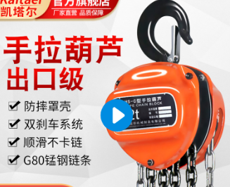 發(fā)電廠電氣設備安裝調試使用手拉葫蘆